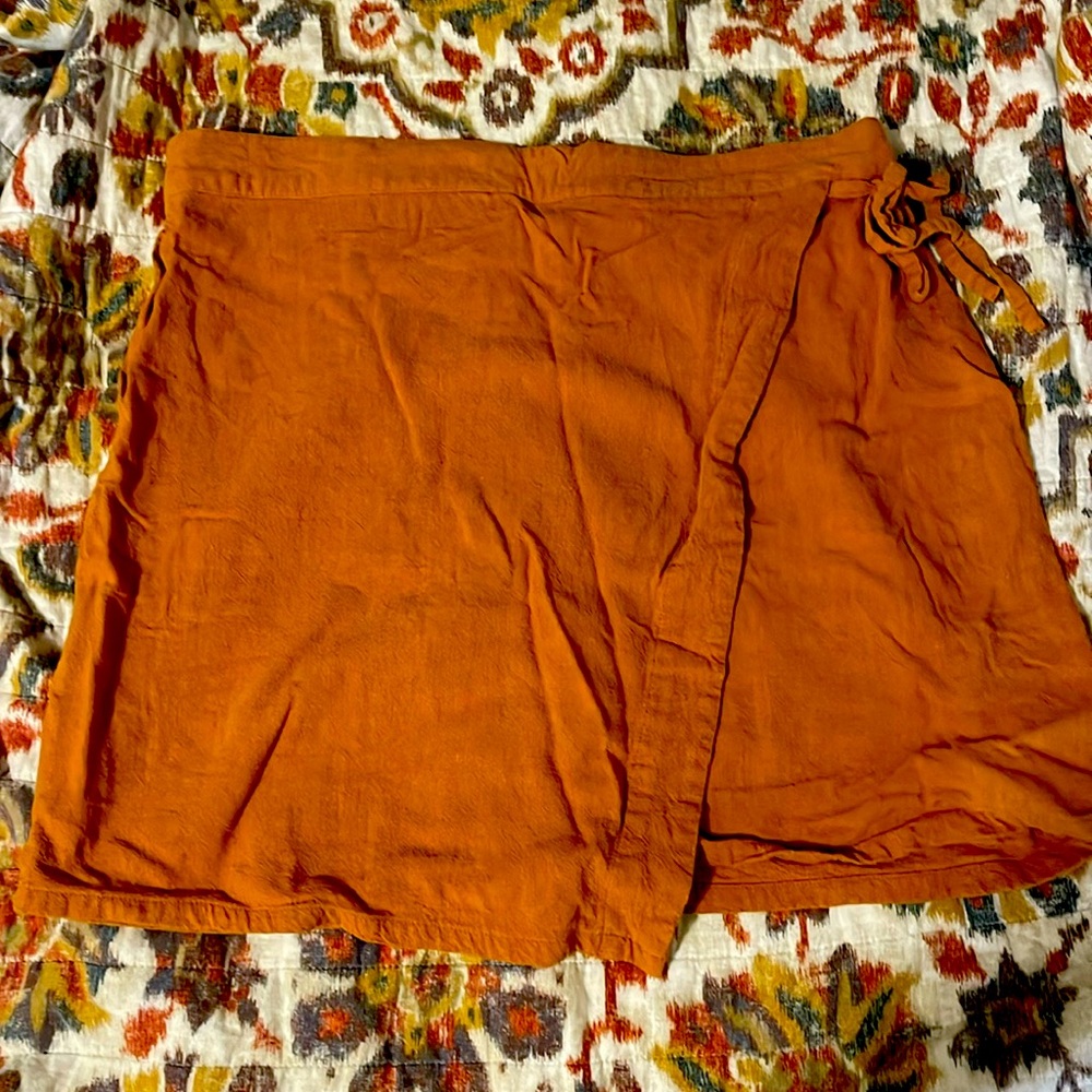 Orange/Brown A New Day skirt size large